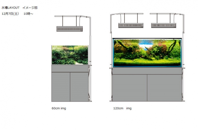 新規水槽LAYOUT 制作イメージ図